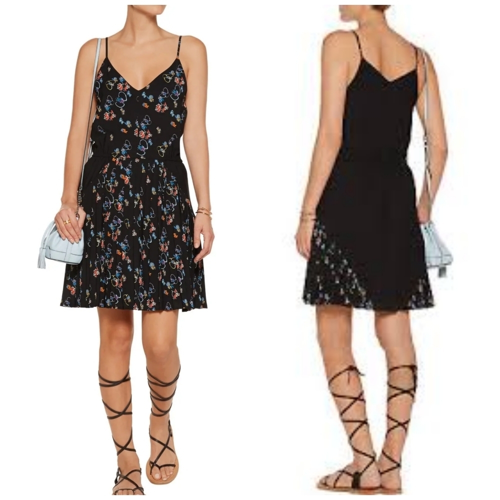 Rebecca Minkoff Refraction pleated mini dress 4